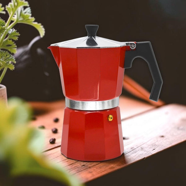 Cafetera Italiana Roja