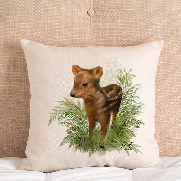 FUNDA PARA COJIN - FAUNA CHILENA