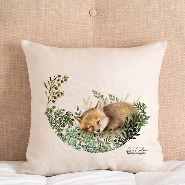 FUNDA PARA COJIN - FAUNA CHILENA