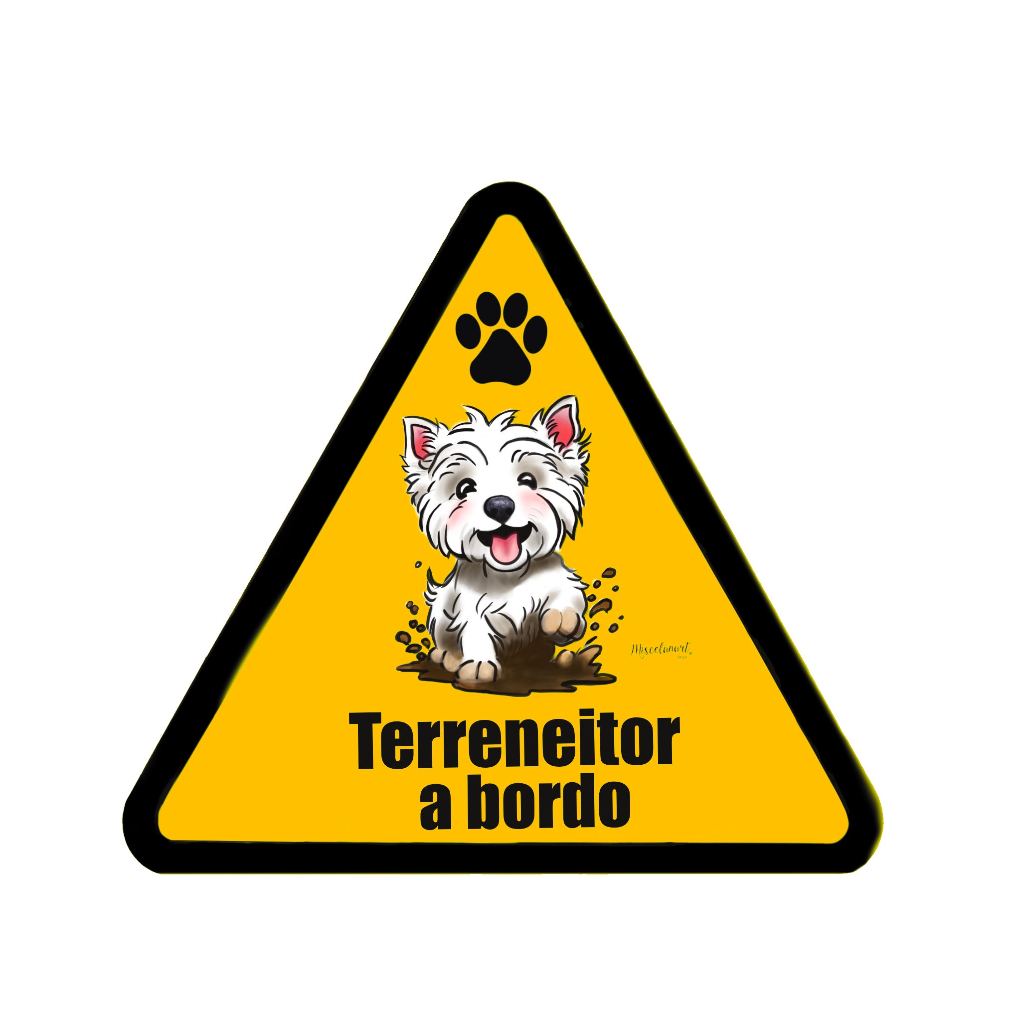 STICKER AUTO - MASCOTA TERRENEITOR