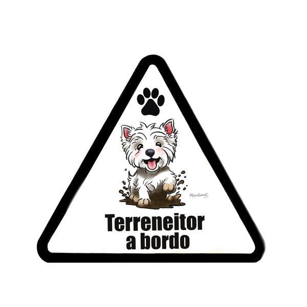 STICKER AUTO - MASCOTA TERRENEITOR