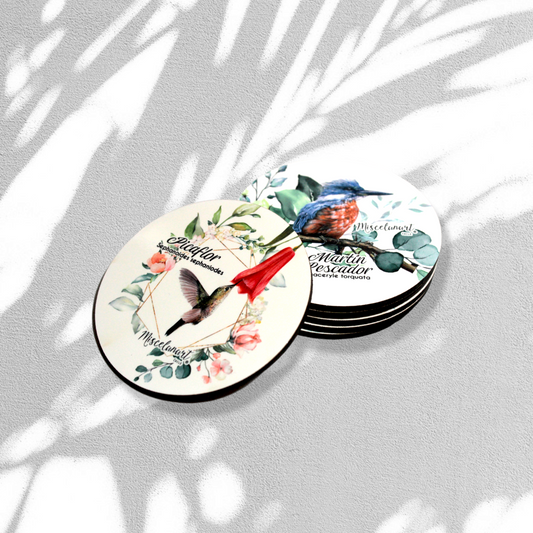 POSAVASOS FAUNA CHILENA - 6UNI